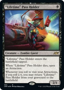 Image for "Lifetime" Pass Holder (Galaxy Foil) (365) (UNF) - Magic: The Gathering