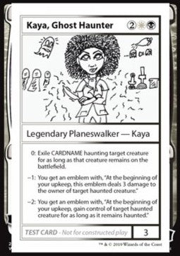 Kaya, Ghost Haunter (V.1) - Mystery Booster: Playtest Cards (Special)