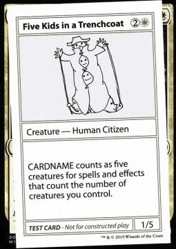 Five Kids in a Trenchcoat (V.2) - Mystery Booster: Playtest Cards (Special)