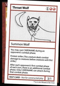Throat Wolf (V.2) - Mystery Booster: Playtest Cards (Special)