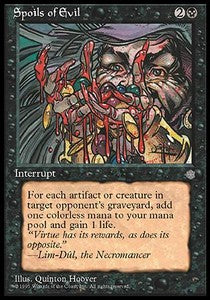 Spoils of Evil - Ice Age (Rare)