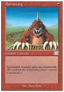 Burrowing - Sixth Edition (Uncommon) [6ED-170]