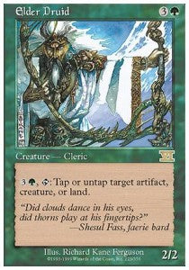 Elder Druid - Sixth Edition (Rare) [6ED-223]