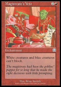 Magistrate's Veto - Mercadian Masques (Uncommon) [MMQ-204]