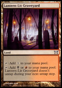 Lantern-Lit Graveyard - Champions of Kamigawa (Uncommon) [CHK-278]