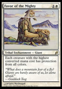 Favor of the Mighty - Lorwyn (Rare) [LRW-14]