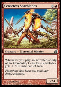 Ceaseless Searblades - Lorwyn (Uncommon) [LRW-158]