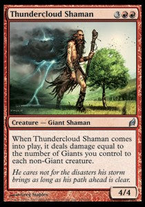 Thundercloud Shaman - Lorwyn (Uncommon) [LRW-195]