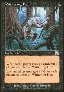 Withering Hex - Onslaught (Uncommon) [ONS-181]