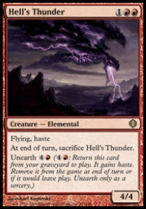 Hell's Thunder - Shards of Alara (Rare) [ALA-103]