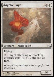 Angelic Page - Duel Decks: Divine vs. Demonic (Common) [DDC-3]