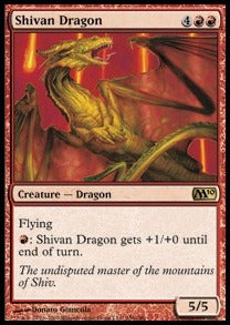Shivan Dragon - Magic 2010 (Rare) [M10-156]