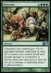 Overrun - Magic 2010 (Uncommon) [M10-198]