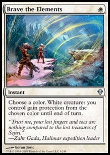 Brave the Elements - Zendikar (Uncommon) [ZEN-4]