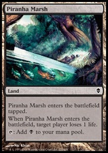 Piranha Marsh - Zendikar (Common) [ZEN-222]