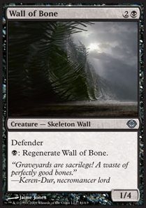 Wall of Bone - Duel Decks: Garruk vs. Liliana (Uncommon) [DDD-41]