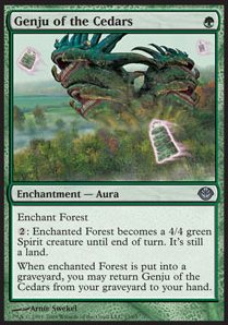 Genju of the Cedars - Duel Decks: Garruk vs. Liliana (Uncommon) [DDD-13]