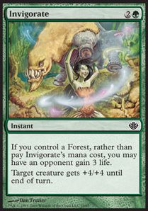 Invigorate - Duel Decks: Garruk vs. Liliana (Common) [DDD-19]