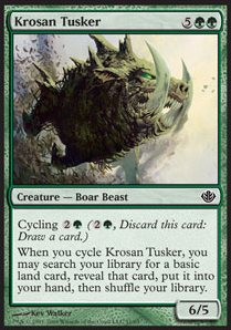 Krosan Tusker - Duel Decks: Garruk vs. Liliana (Common) [DDD-11]