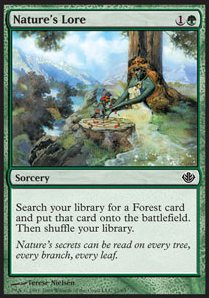 Nature's Lore - Duel Decks: Garruk vs. Liliana (Common) [DDD-17]