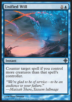 Unified Will - Rise of the Eldrazi (Uncommon) [ROE-92]