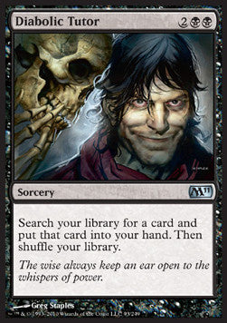 Diabolic Tutor - Magic 2011 (Uncommon) [M11-93]