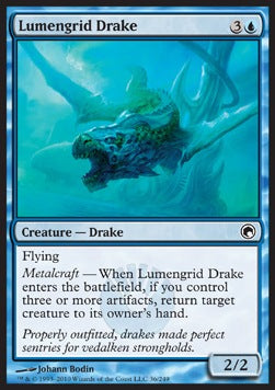 Lumengrid Drake - Scars of Mirrodin (Common) [SOM-36]
