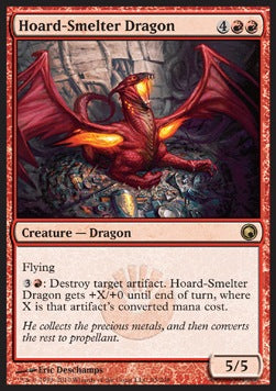 Hoard-Smelter Dragon - Scars of Mirrodin (Rare) [SOM-93]