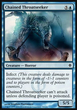 Chained Throatseeker - New Phyrexia (Common) [NPH-30]