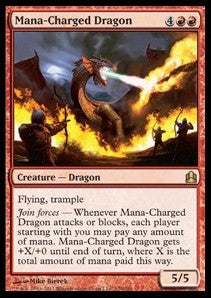 Mana-Charged Dragon - Commander (Rare) [CMD-129]