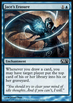 Jace's Erasure - Magic 2012 (Common) [M12-60]