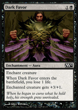 Dark Favor - Magic 2012 (Common) [M12-89]