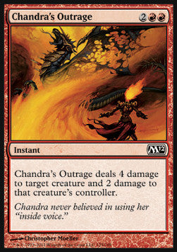 Chandra's Outrage - Magic 2012 (Common) [M12-125]
