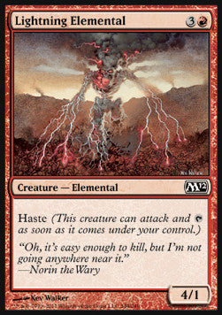 Lightning Elemental - Magic 2012 (Common) [M12-149]