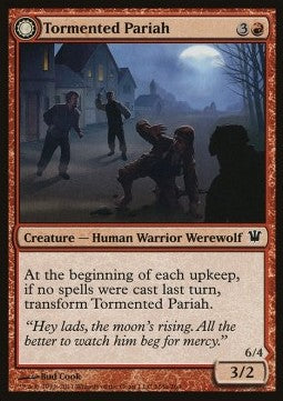 Tormented Pariah / Rampaging Werewolf - Innistrad (Common) [ISD-165]