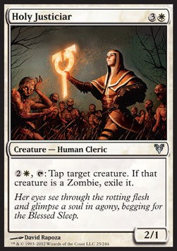 Holy Justiciar - Avacyn Restored (Uncommon) [AVR-25]