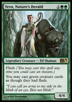 Yeva, Nature's Herald - Magic 2013 (Rare) [M13-197]