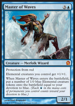 Master of Waves - Theros (Mythic) [THS-53]