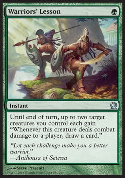 Warriors' Lesson - Theros (Uncommon) [THS-184]