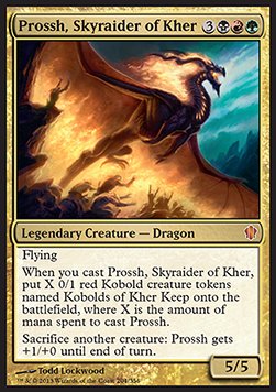 Prossh, Skyraider of Kher (V.1) - Commander 2013 (Mythic) [C13-204]