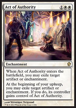 Act of Authority - Commander 2013 (Rare) [C13-1]