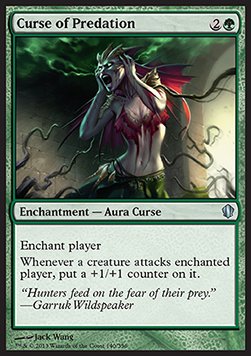 Curse of Predation - Commander 2013 (Uncommon) [C13-140]