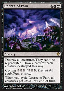 Decree of Pain - Commander 2013 (Rare) [C13-72]