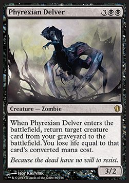 Phyrexian Delver - Commander 2013 (Rare) [C13-86]