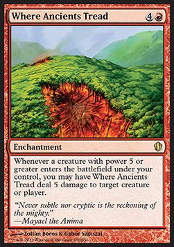 Where Ancients Tread - Commander 2013 (Rare) [C13-130]