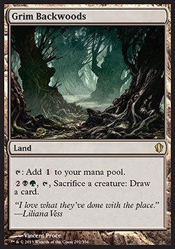 Grim Backwoods - Commander 2013 (Rare) [C13-292]