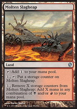 Molten Slagheap - Commander 2013 (Uncommon) [C13-306]