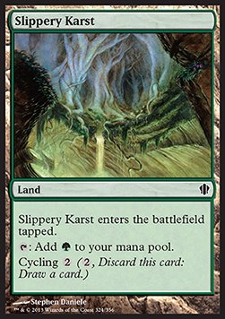 Slippery Karst - Commander 2013 (Common) [C13-324]