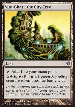 Vitu-Ghazi, the City-Tree - Commander 2013 (Uncommon) [C13-332]