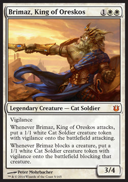 Brimaz, King of Oreskos - Born of the Gods (Mythic) [BNG-5]